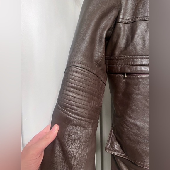 Danier Leather and Rabbit Fur Coat - Picture 2 of 9